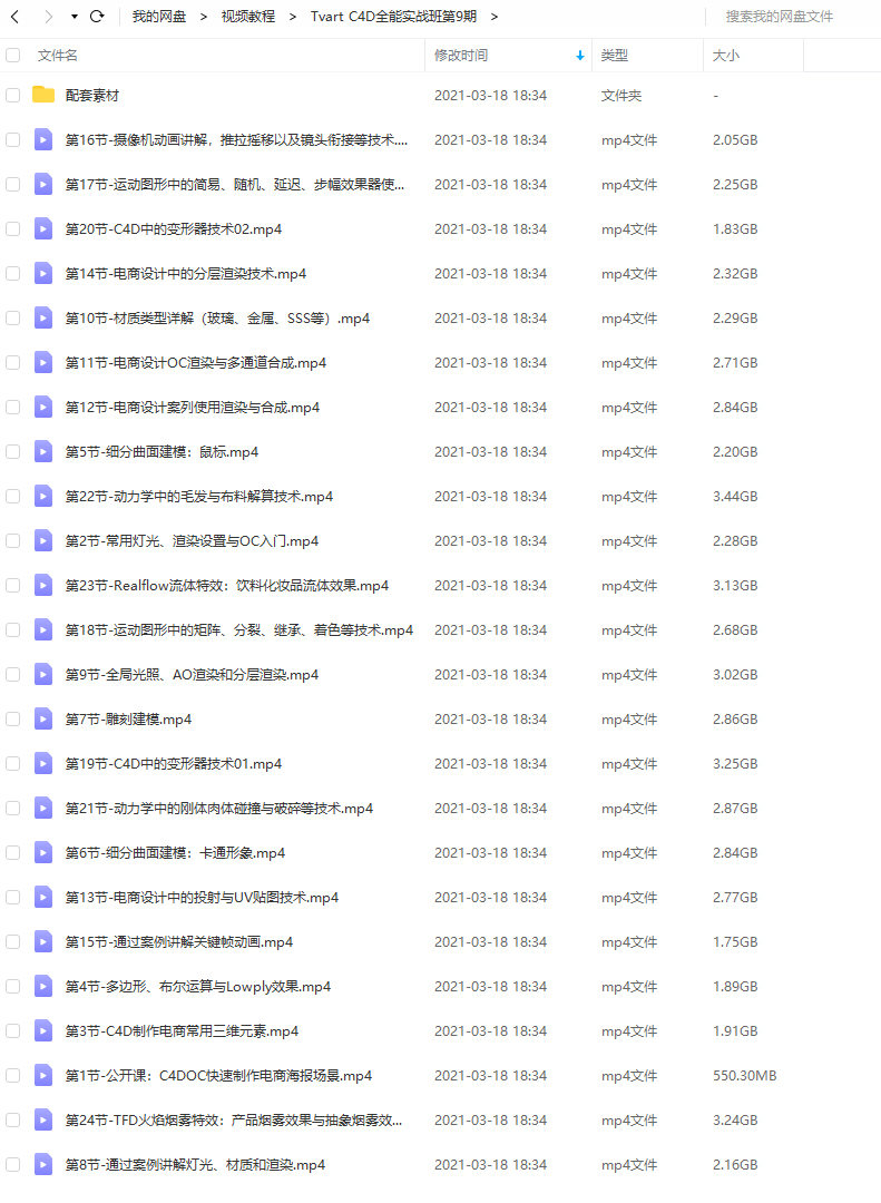 郭术生C4D全能实战班第9期