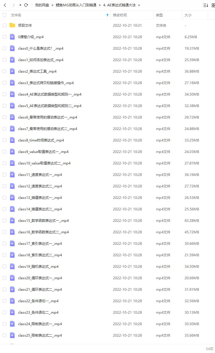 鲤鱼MG动画从入门到精通