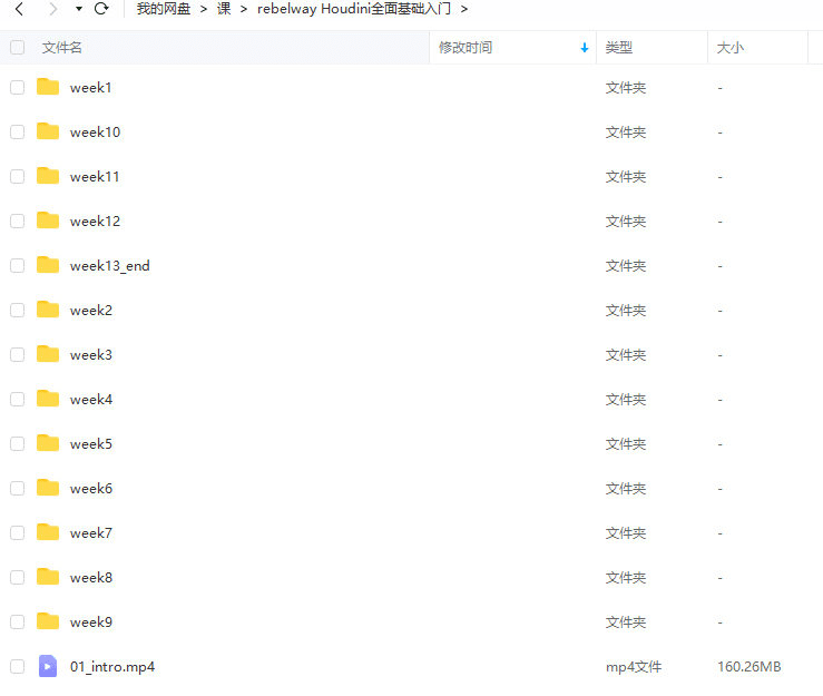 拳头rebelway Houdini2022全面基础入门