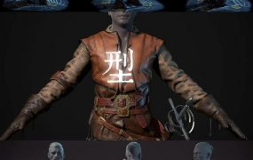 Zbrush魔型志第三期网络班光叔强哥次世代游戏全流程建模雕刻(画质高清)