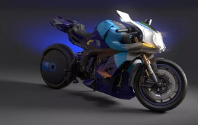 魔型志Maya硬表面仿赛摩托制作全流程