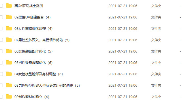 翼次方第六期3D角色流程