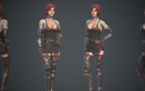 Zbrush次世代风格角色全流程制作教学