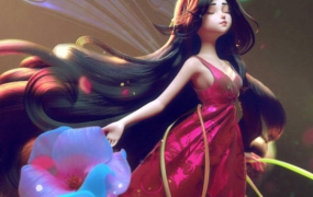 小花仙子风格化三维静帧全流程案例教学