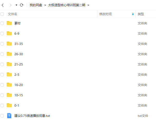 太极人体造型核心培训班第二期