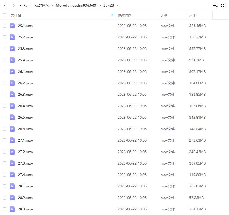 Moredu houdini教程