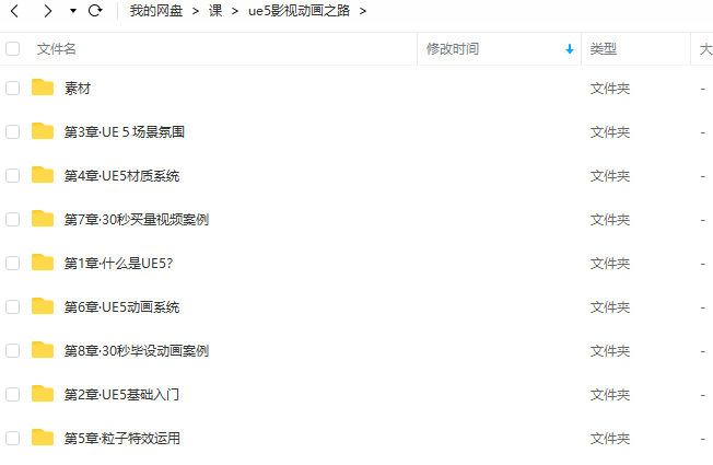 UE5之路影视动画 2021年