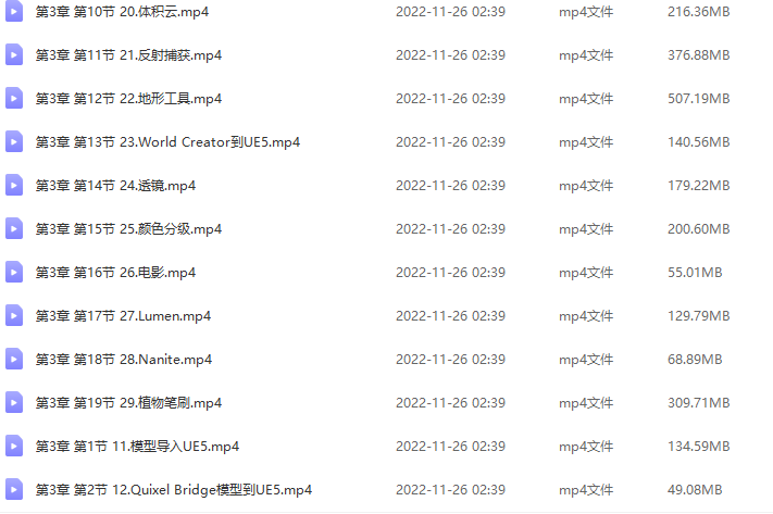 UE5之路影视动画 2021年