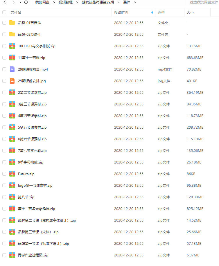 胡晓波品牌班第29期 2020年6月新课