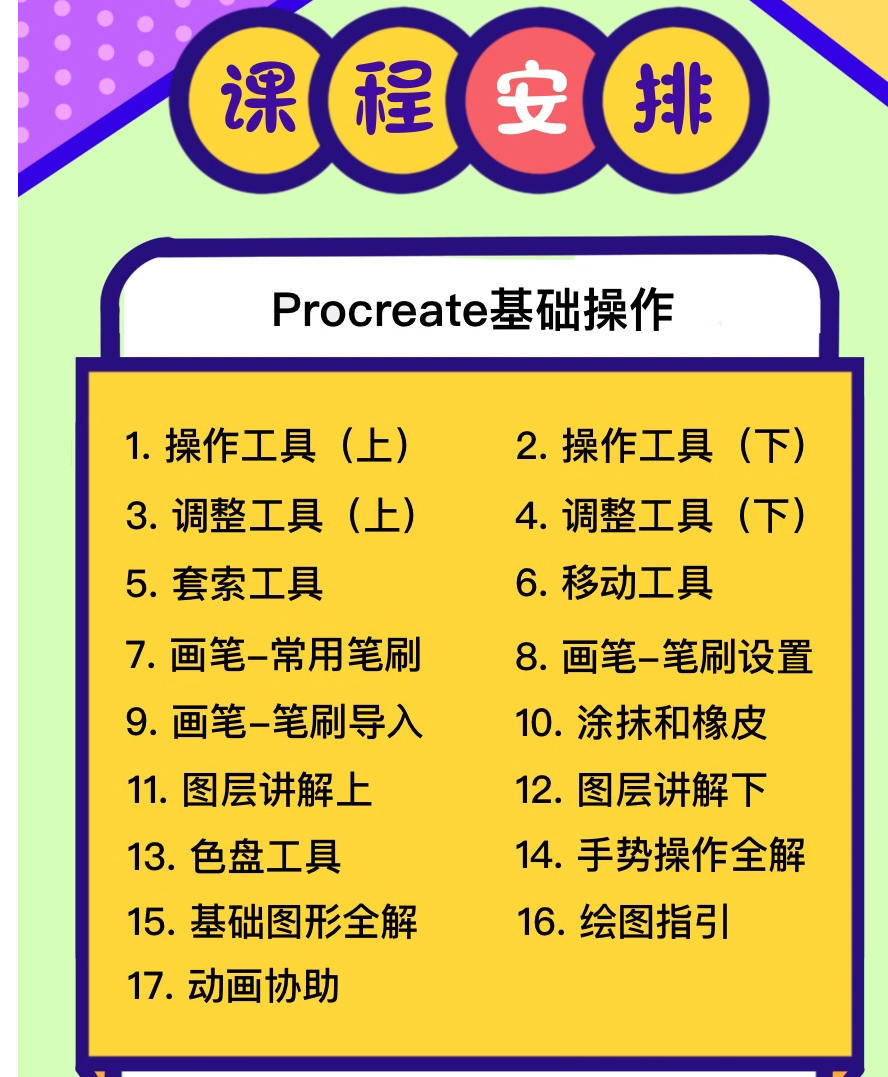 画久久Procreate插画入门+案例