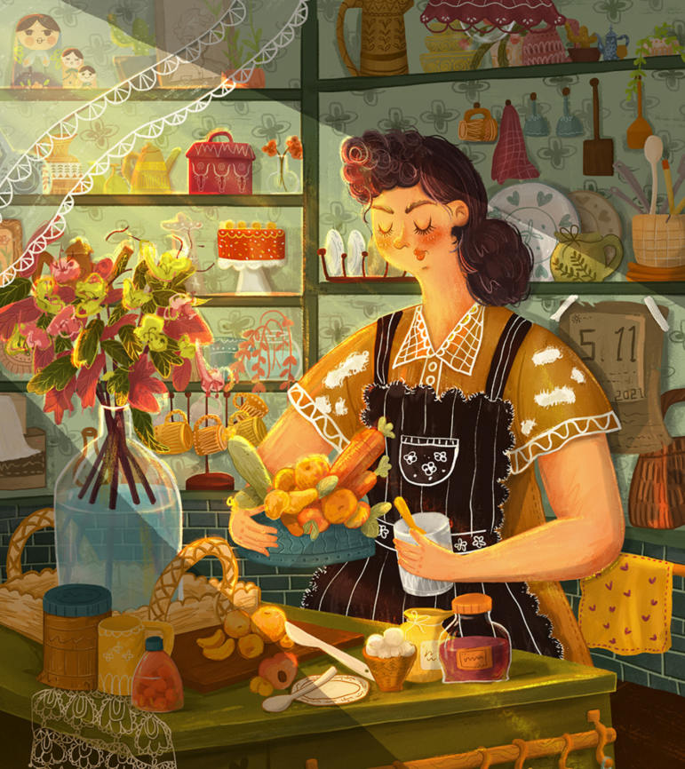 蓝贵莲插画第30期2020年10月结课