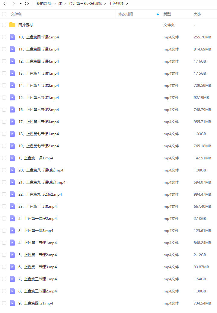 佳儿水彩团练第三期2022年