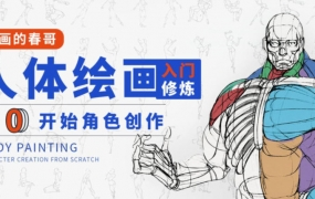 画画的春哥人体绘画入门修炼2021