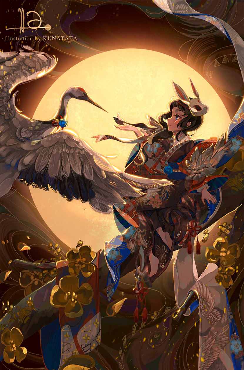 复古插画 童话复古风格