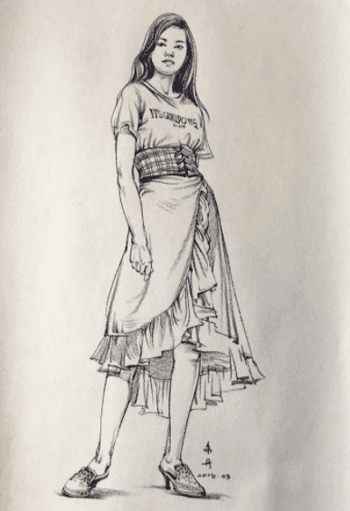 朱丹速写人物基础