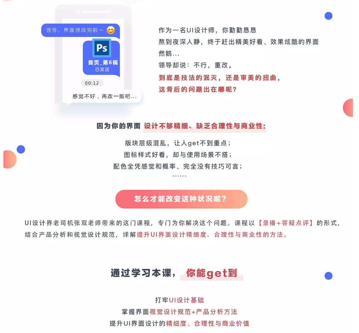 张双 UI界面设计系统教程:组件、页面