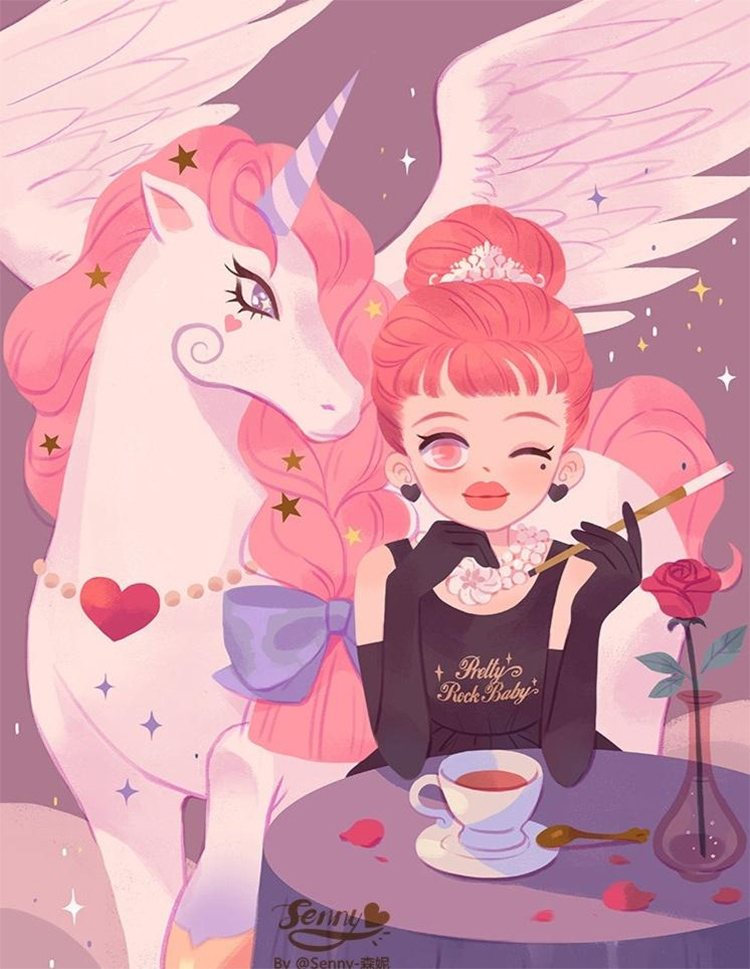 Senny少女风人物插画第3期