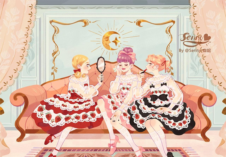 Senny少女风人物插画第3期