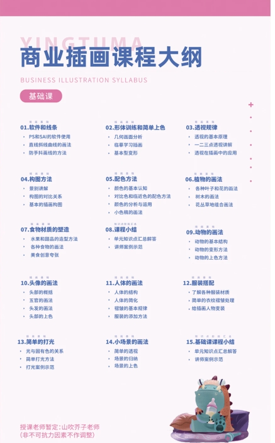 应图马商业插画系统班2021年12月结课第19期