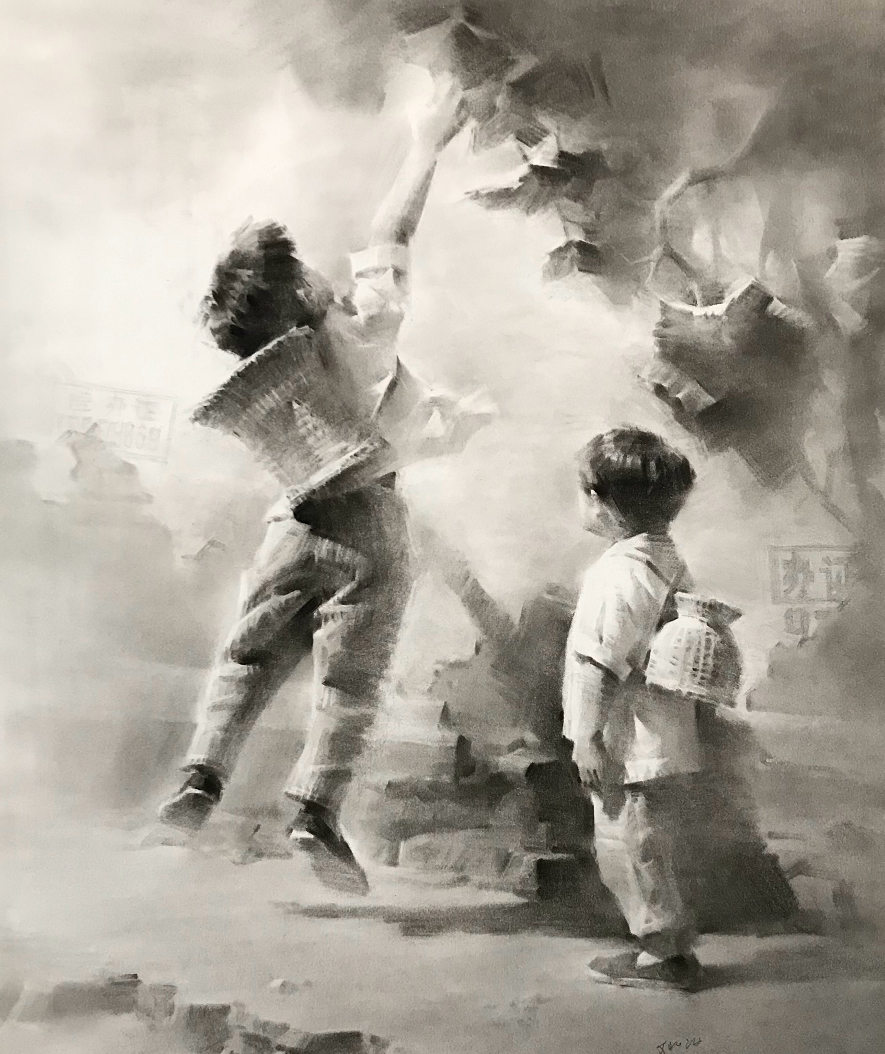 绘画笔迹素描课2019