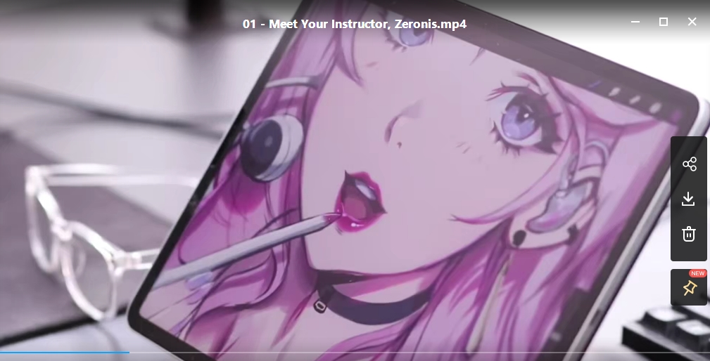 韩国画师Zeronis动漫人物设计班ipad课2022年