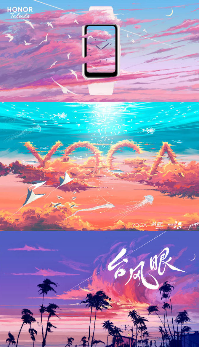 Fangpeii夏日速涂2021年8月iPad插画