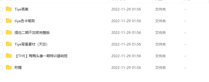 tiye鸭鸭ipad插画课已完结 2021年3月