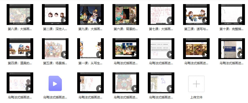 阿妹艺术马戏团的乌鸭法式插画基础+进阶班