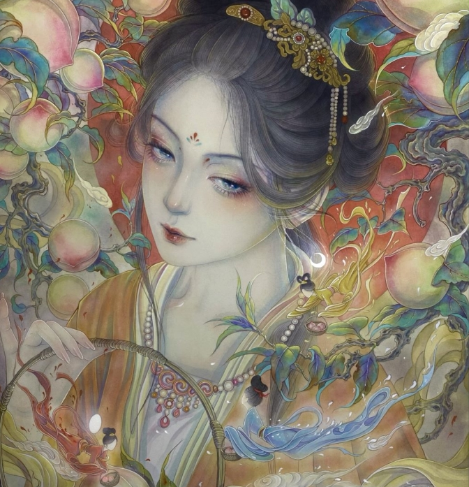 熙往古风水彩第九期 手绘+板绘ipad插画课