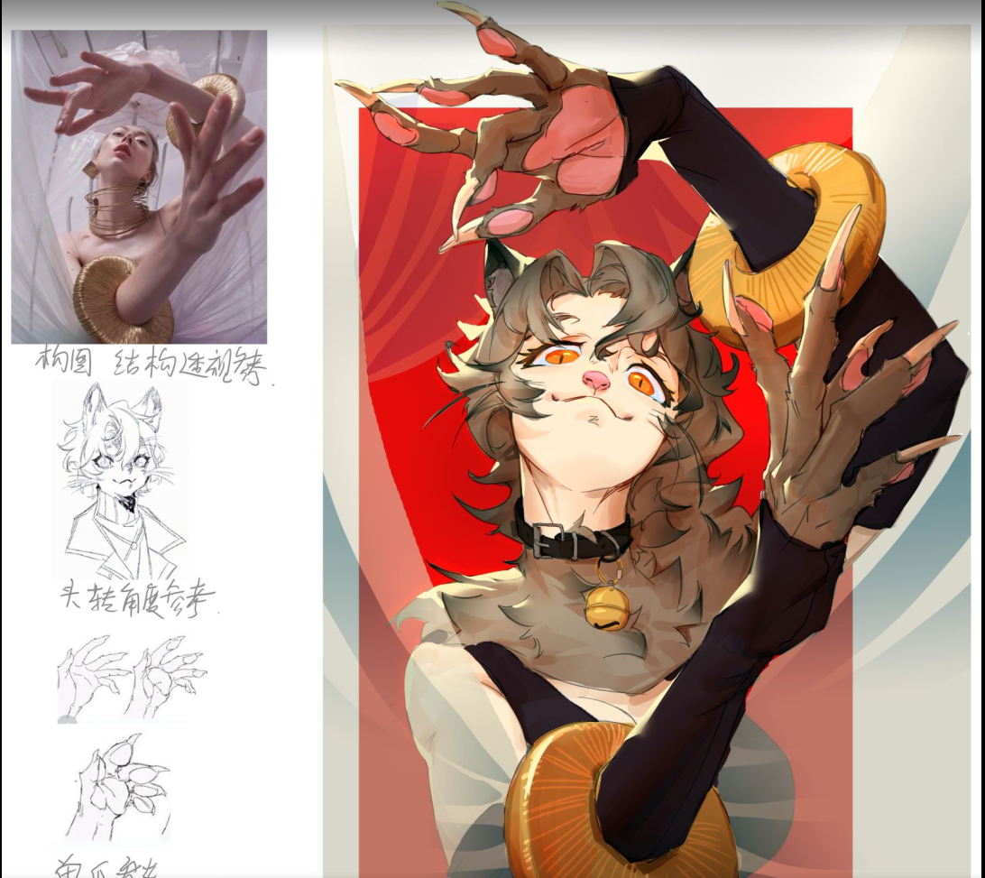 TC晨人体透视多角度课程 人体转角度默写