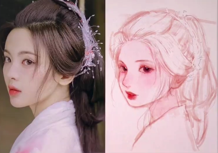 不锈钢盆ipad零基础人像线稿入门班