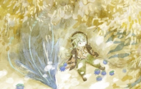 苍有关古风花卉动物水彩风插画课