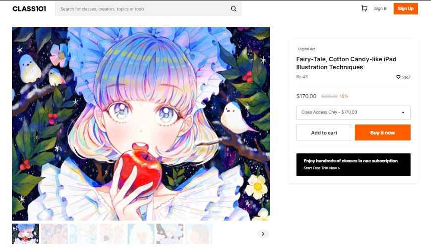 童话棉花糖般的iPad插画创作技巧课程