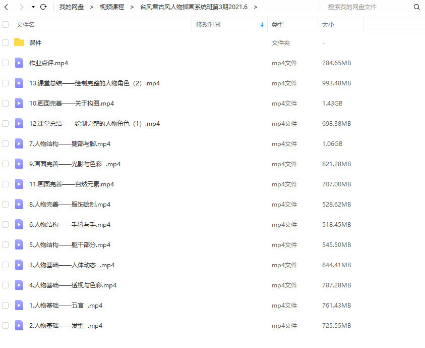 台风君古风人物插画第3期2021年6月