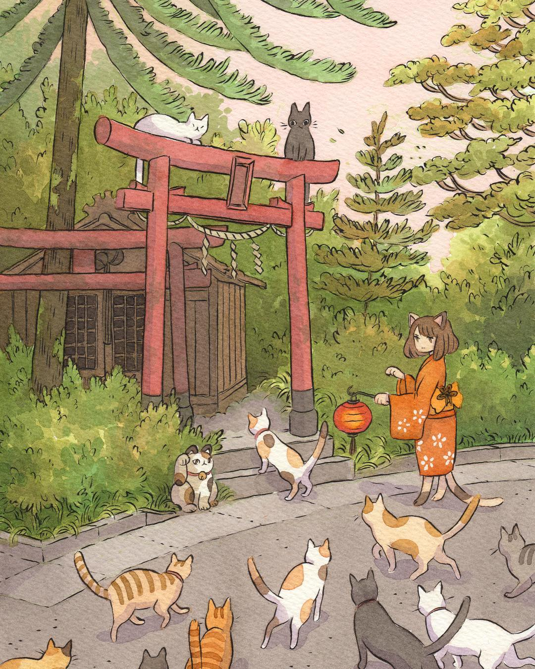 芬兰插画大师?Heikala水彩教程