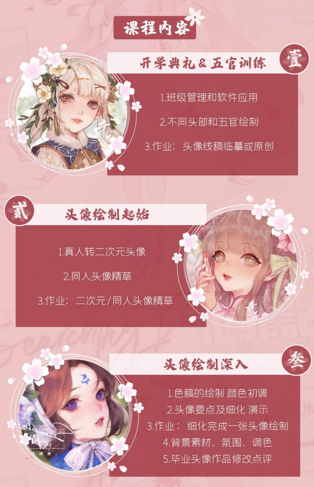 寺久 日系伪厚涂头像班2021年1月原画人