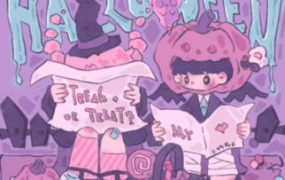 鲸字号炸萌子人物速涂团练ipad插画课2022年