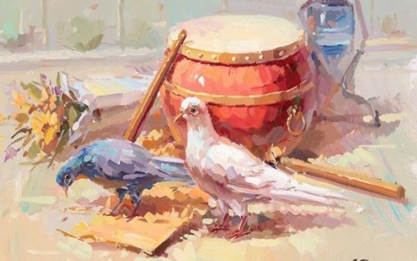 陈明色彩0基础入门水粉静物课程75节课2022年