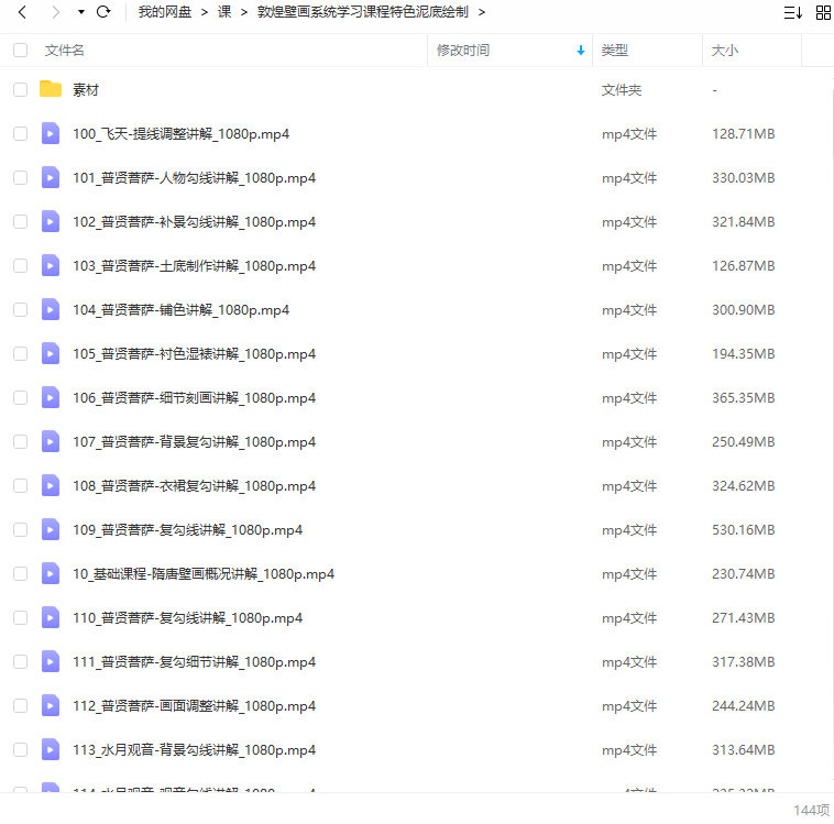 一行壁画2023年敦煌壁画系统课特色泥底绘制