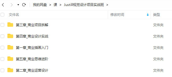 justill视觉设计项目实战班2022年1月结课