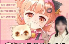 麦刻风2022零基础头像课ipad入门商业插画接单