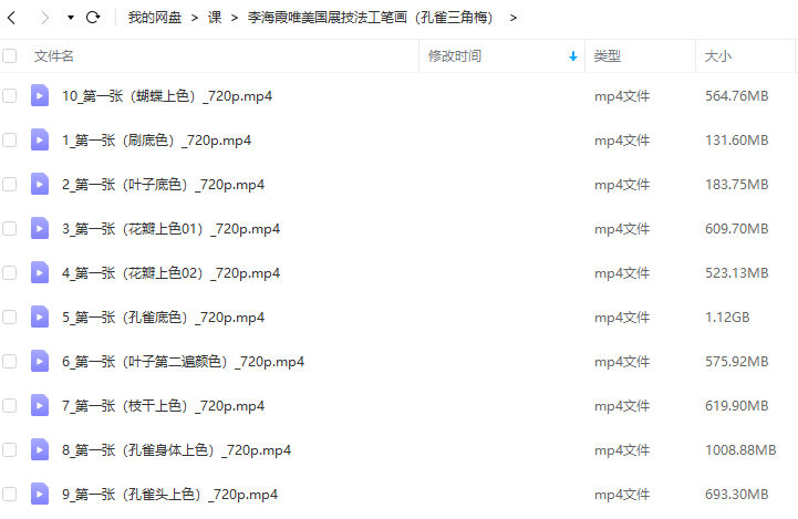 李海霞2022唯美国展技法工笔画孔雀三角梅