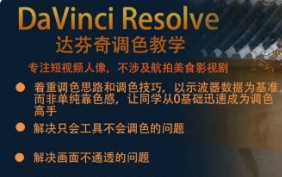 摄影师ryan达芬奇短视频人像调色