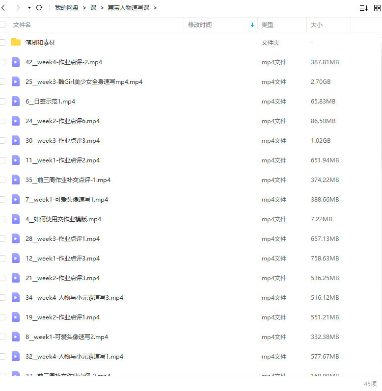 蕙宝ipad人物速写特训班2022年