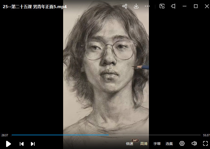 周旭波素描头像课堂2022年