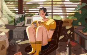 阿妹艺术HOHO猴扁平插画系统课2021年