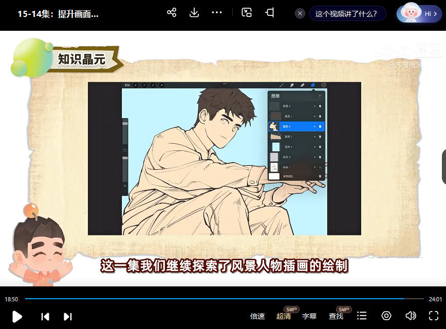 Procreate元计划板绘入门系统课