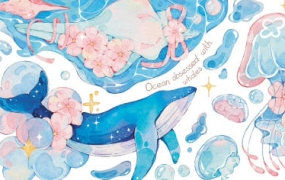 昭春落日ipad水彩胶带第3期2023