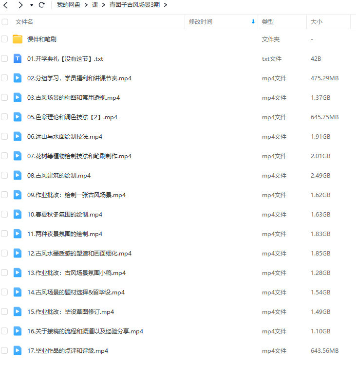 青团子古风场景第3期2022年9月结课