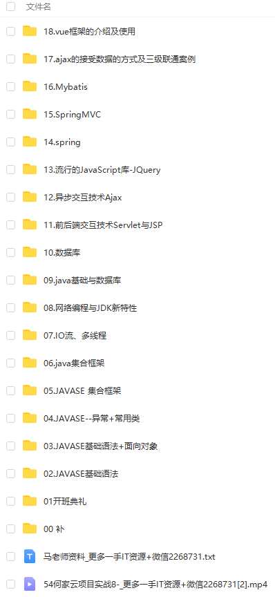 【金牌大课】马老师 Java零基础后端工程师